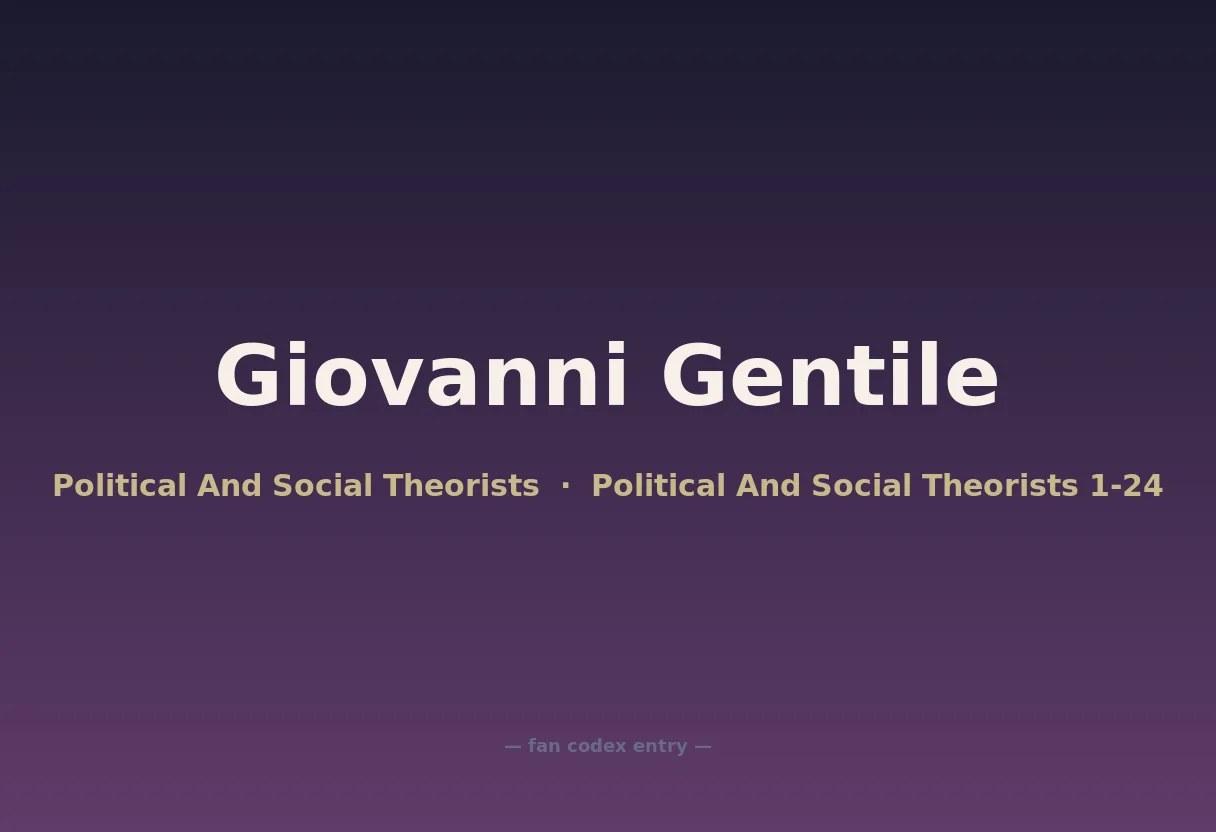 Giovanni Gentile