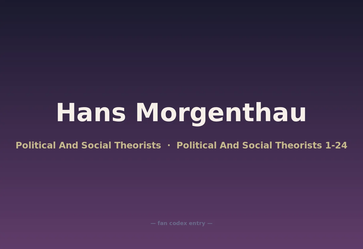 Hans Morgenthau