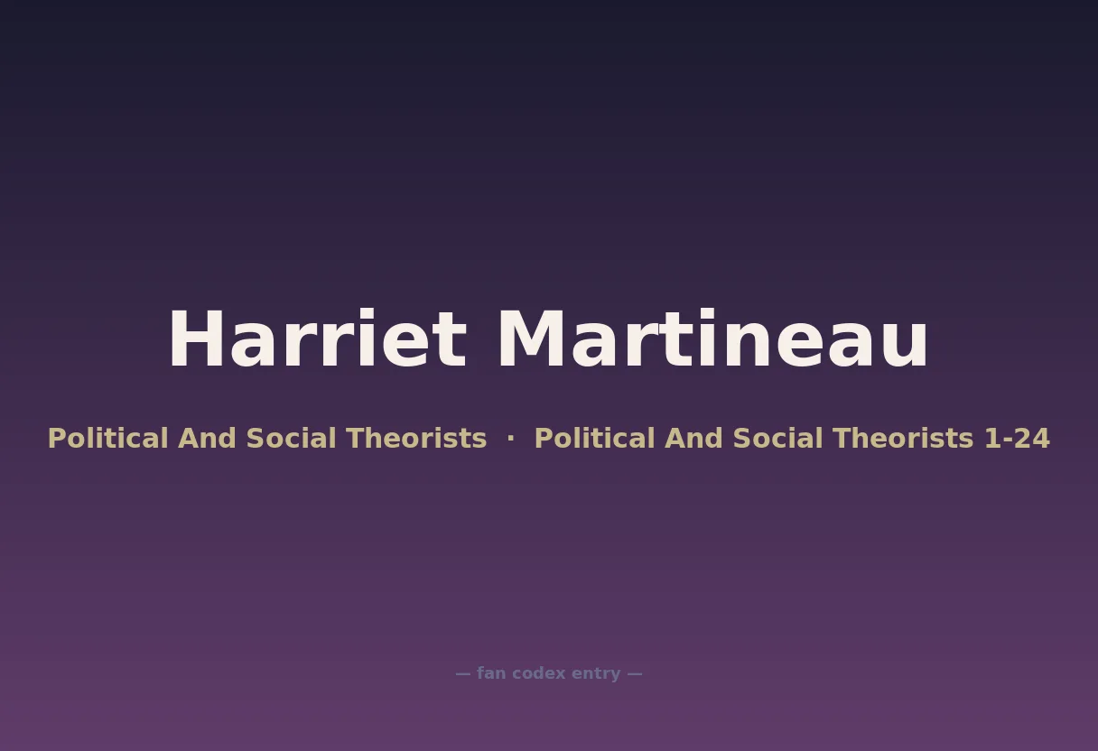 Harriet Martineau