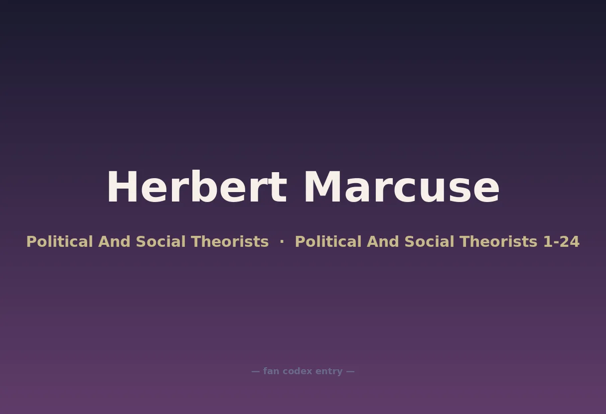 Herbert Marcuse