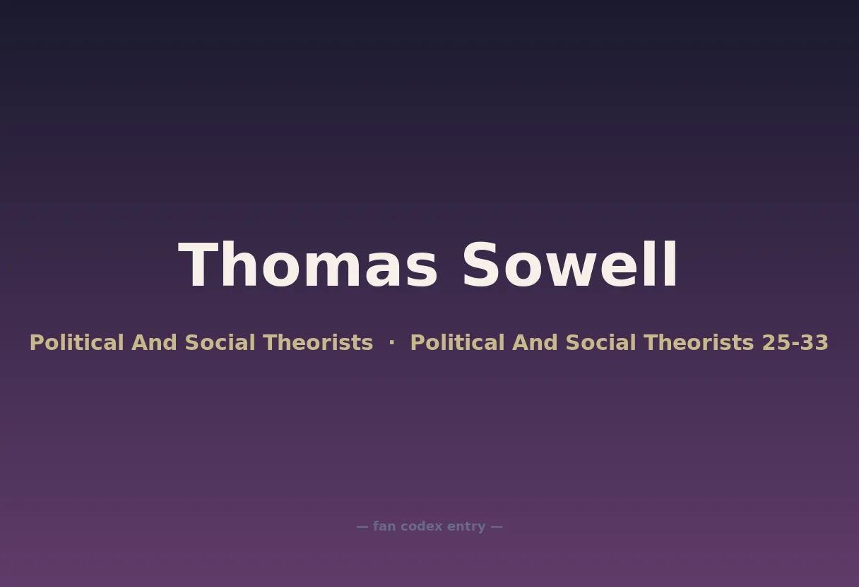 Thomas Sowell